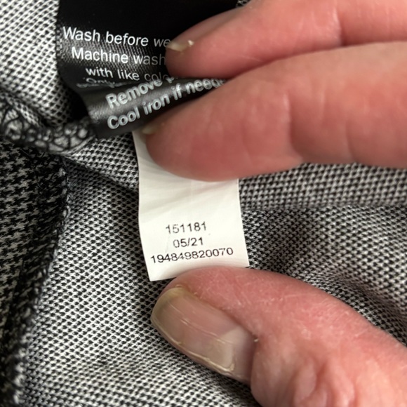 So Houndstooth plus size pants with belt - Picture 6 of 6